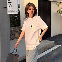 ディオール スーパーコピー ×サカイ ホワイト オーバーサイズTシャツ 213J642A0554_C080