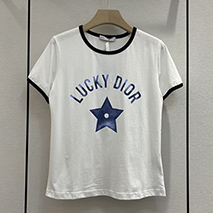ディオール スーパーコピー ラッキーディオール スーパーコピー コットン リネン Tシャツ dee98841