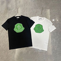 モンクレール スーパーコピー Tシャツ 半袖 クルーネック ロゴ 2色 moo22876