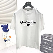 ディオール スーパーコピー CD 1947 Tシャツ コットン リラックス フィット deg48834