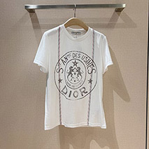 ディオール コピー レディース Tシャツ コットン リネン 243T09A4426X0200