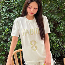 ディオール コピー JADIOR ロゴ コットン Tシャツ deu18010