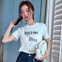 ディオール コピー Tシャツ パロディ コットンジャージー リネン deb39568