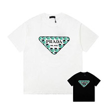 プラダ 偽物 プリンテッドコットン Tシャツ pui83979