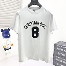 ディオール 偽物 JADIOR 8 Tシャツ リネン コットンジャージー det15044