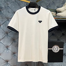 プラダ コピー ロゴパッチ Tシャツ 入手困難品！ 828341