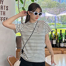 プラダ コピー ストライプのTシャツ puz20436