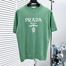 プラダ 偽物 シンプルクルーネックTシャツ puv53991