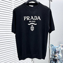 プラダ コピー シンプルクルーネックTシャツ pur74930