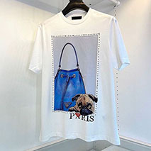 プラダ 偽物 オーバーサイズ プリントジャージーTシャツ puu07070