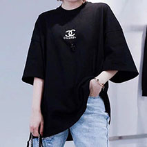 シャネル スーパーコピー バードモチーフ ココマークCCロゴショートTシャツ shc57970