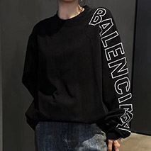 バレンシアガ スーパーコピー スウェット・トレーナー ブラック系 baq59223