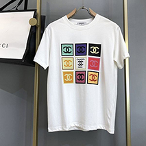 シャネル スーパーコピー マルチカラーココマークTシャツ ショートリーブトップス shj55368