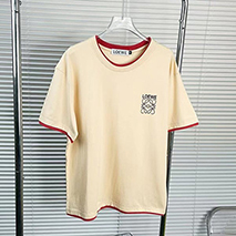 ロエベ 偽物 コットン アナグラム Tシャツ lom25556