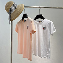 ロエベ スーパーコピー アナグラム クラフト Tシャツ コットン lob43813