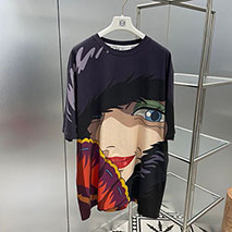 ロエベ スーパーコピー ×ジブリ ハウルの動く城 Tシャツ コットン loz28653