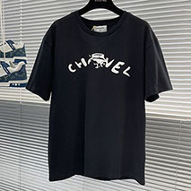 シャネル コピー コットン ショート Tシャツ 半袖 she56164