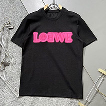 ロエベ スーパーコピー アナグラムバイカラーコットンTシャツ lou89139