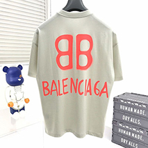 バレンシアガ コピー スライムロゴプリント コットンジャージー製 Tシャツ bao42668