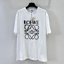 ロエベ 偽物 アナグラム プリント Tシャツ loh57666