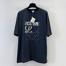 ロエベ 偽物 アナグラム プリント Tシャツ loo07613