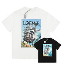ロエベ コピー アナグラム プリント Tシャツ loa38175