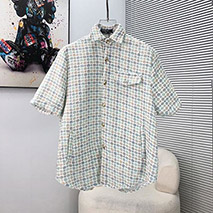 シャネル スーパーコピー プリント ブラウス CCマーク シルク 半袖 シャツ shp97471