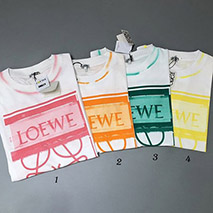 ロエベ スーパーコピー コットン アナグラム フォト Tシャツ 4色 loj82937