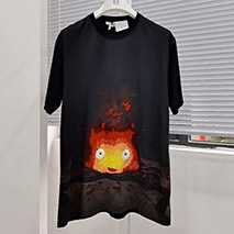 ロエベ スーパーコピー カルシファー Tシャツ クルーネック loa34810
