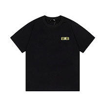 バレンシアガ コピー BBロゴ プリント 半袖 Tシャツ bab50960
