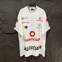 バレンシアガ スーパーコピー ロゴミディアムフィットTシャツ baw05478