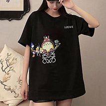 ロエベ 偽物 ×千と千尋の神隠し Tシャツ lop98164