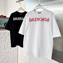 バレンシアガ 偽物 ラージフィットTシャツ 2色 bac74665