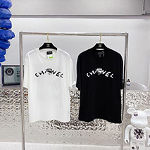 シャネル 偽物 Tシャツ プリント プレタ クルーズ 新作 半袖 shd05008