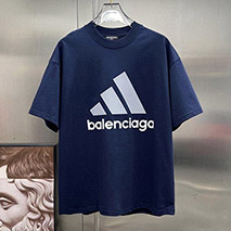 バレンシアガ コピー ×アディダス Tシャツ 半袖 bam25180