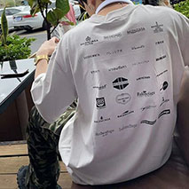 バレンシアガ スーパーコピー フルロゴ Tシャツ bav15579