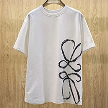 ロエベ コピー アナグラム ロゴ コットン 半袖 Tシャツ loy21996