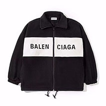 バレンシアガ スーパーコピー ロゴ ジップアップジャケット ネオングレー bag21117