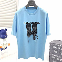 バレンシアガ コピー ロゴ入りコットンTシャツ bab83993