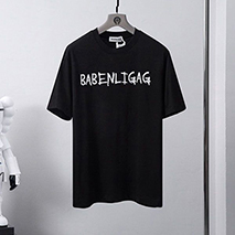 バレンシアガ スーパーコピー メンズ LOGO ミディアムフィット Tシャツ パロディ baf97377