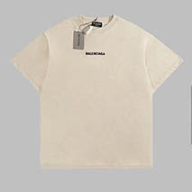 バレンシアガ 偽物 ユニセックス プリント Tシャツ baq40935