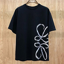 ロエベ スーパーコピー アナグラム ロゴ コットン 半袖 Tシャツ lod46857