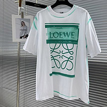 ロエベ スーパーコピー アナグラム フォト Tシャツ ロゴ大☆ H526Y22X27