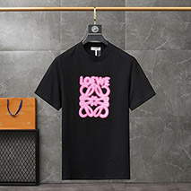 ロエベ 偽物 アナグラムバイカラーコットンTシャツ lof57691