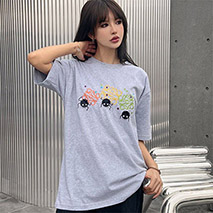 ロエベ コピー ×ジブリ ススワタリ アナグラム Tシャツ (コットン) S928Y22J01