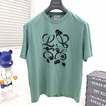 ロエベ コピー × スタジオジブリ ロゴ Tシャツ low84198