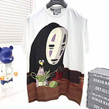 ロエベ スーパーコピー カオナシ オーバーサイズ コットン Tシャツ loz95351