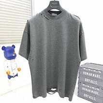 バレンシアガ スーパーコピー グレー ロゴTシャツ bag52860