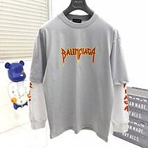 バレンシアガ スーパーコピー METAL DOUBLE SLEEVE Tシャツ 698089TMV889012