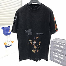 バレンシアガ 偽物 ヴィンテージジャージー逆さま特大Tシャツ bal13702